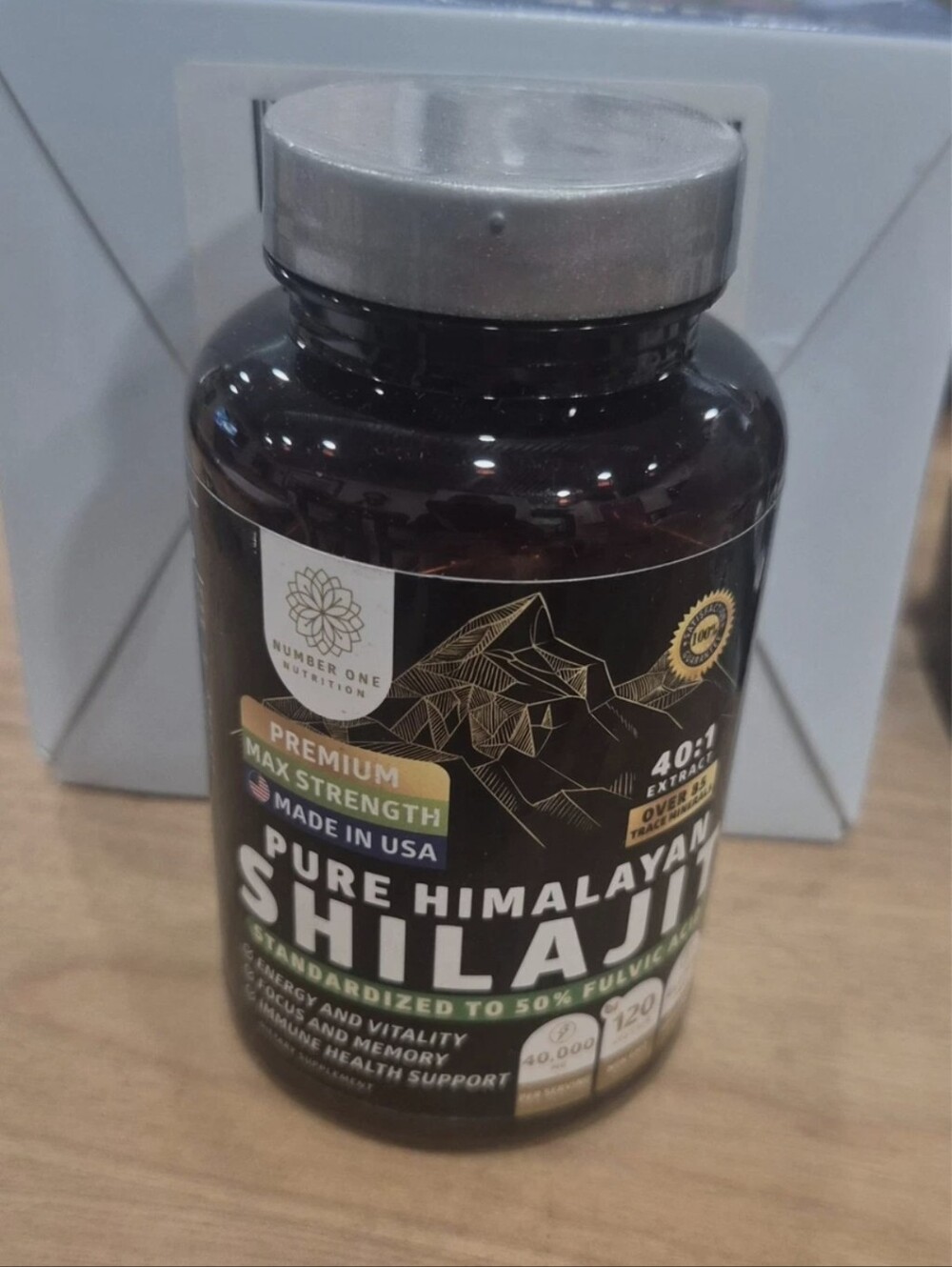Pure Himalayan Shilajit Supplement for Men and Women, [40,000MG, Max Strength]